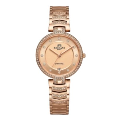 ROSCANI ROSWE644N0 ROSE GOLD 32MM DATE DISPLAY 3ATM ANOLOG WOMEN WATCH